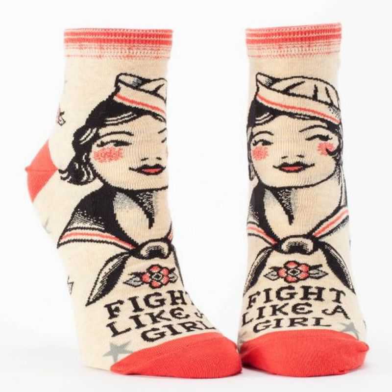 Fight Like A Girl Socks Retro Gifts  £11.50 Store UK, US, EU, AE,BE,CA,DK,FR,DE,IE,IT,MT,NL,NO,ES,SE