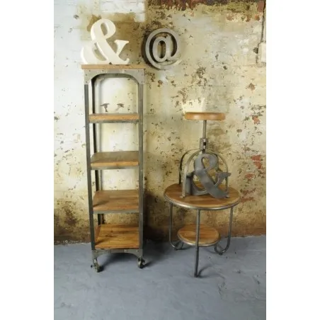 Vintage Helsing Corner Shelf Smithers Archives &pound;549.00 Living Room Mango Wood product_features