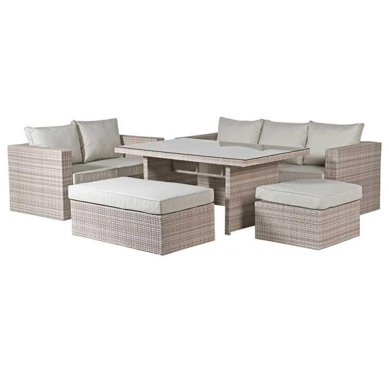 Windsor Outdoor Rattan 5 Piece Seating Set with Dining Table Garden £3,000.00 Store UK, US, EU, AE,BE,CA,DK,FR,DE,IE,IT,MT,N...