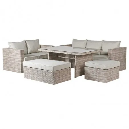 Windsor Outdoor Rattan 5 Piece Seating Set with Dining Table Garden £2,750.00 Rattan product_features