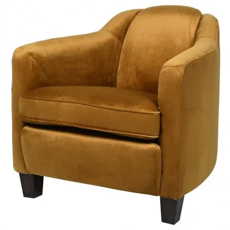 Mustard Velvet Tub Chair Designer Furniture &pound;623.00 product_features