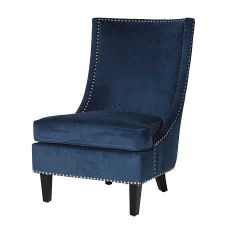 Blue Slipper Armchair Designer Furniture Smithers of Stamford £554.00 Store UK, US, EU, AE,BE,CA,DK,FR,DE,IE,IT,MT,NL,NO,ES,SE