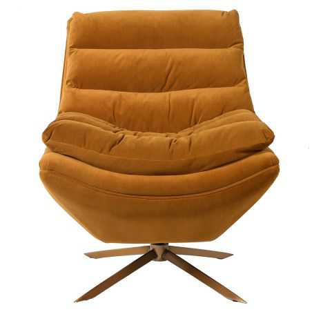 Tewkesbury Mustard Velvet Swivel Chair Designer Furniture  £962.00 Store UK, US, EU, AE,BE,CA,DK,FR,DE,IE,IT,MT,NL,NO,ES,SE