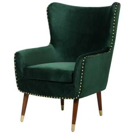 Basil Green Velvet Armchair Sofas and Armchairs £560.00 Store UK, US, EU, AE,BE,CA,DK,FR,DE,IE,IT,MT,NL,NO,ES,SE