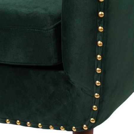 Basil Green Velvet Armchair Sofas and Armchairs £560.00 Store UK, US, EU, AE,BE,CA,DK,FR,DE,IE,IT,MT,NL,NO,ES,SE