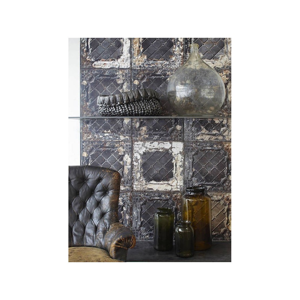 Brooklyn Tin Wallpaper By Merci NLXL Wallpaper £261.00 product_features