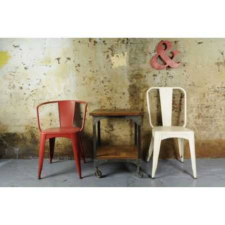 Industrial Metal Dining Chairs Smithers Archives Smithers of Stamford £247.50 Store UK, US, EU, AE,BE,CA,DK,FR,DE,IE,IT,MT,NL...