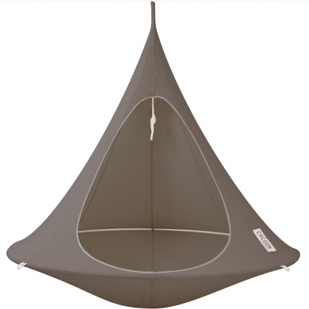 Taupe Cacoon Double Hanging Tent CACOONS  £299.00 Store UK, US, EU, AE,BE,CA,DK,FR,DE,IE,IT,MT,NL,NO,ES,SETaupe Cacoon Double...