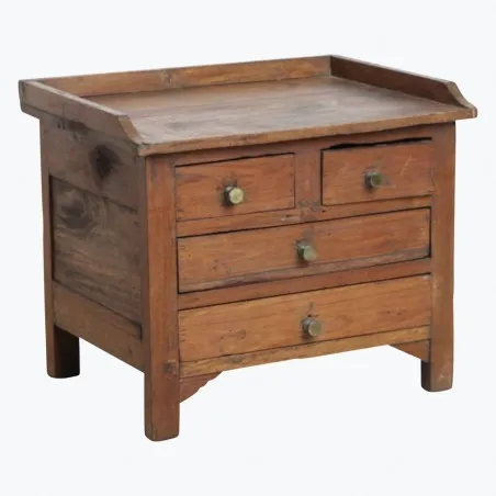 Antique Teak Jewellery 4 Drawer Chest Furniture £528.00 Fir Wood product_features
