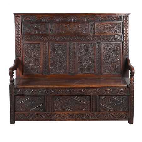 Settle Bench 19th Century Antiques  £3,300.00 Store UK, US, EU, AE,BE,CA,DK,FR,DE,IE,IT,MT,NL,NO,ES,SE