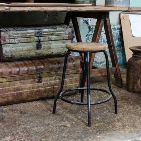 Science Lab Stool Industrial Furniture Smithers of Stamford £115.00 Store UK, US, EU, AE,BE,CA,DK,FR,DE,IE,IT,MT,NL,NO,ES,SE
