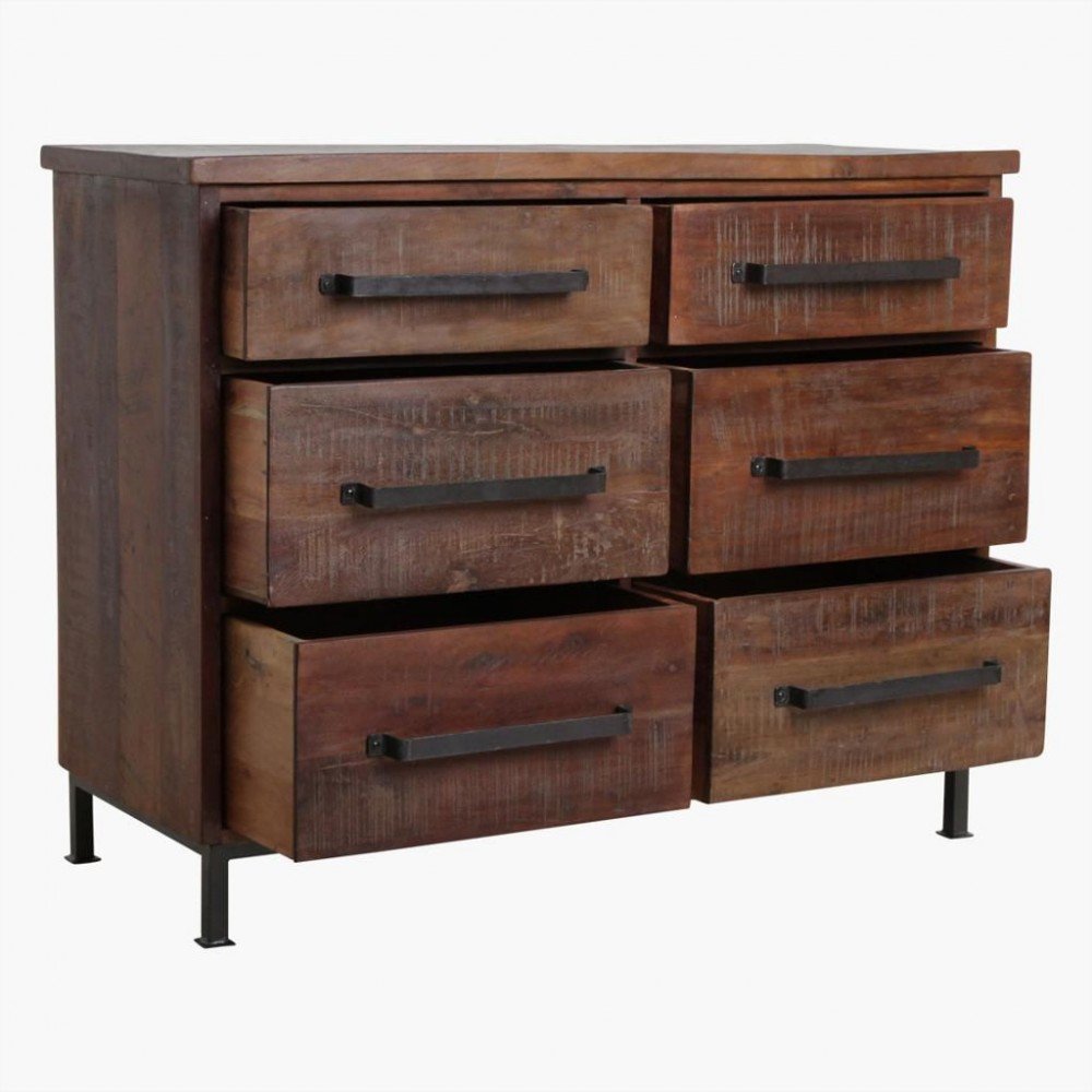Factory Reclaimed Wood Chest Of Drawers Smithers Reclaimed Wood Furniture £1,350.00 Entrance Hall FSC Recycled Wood product_f...
