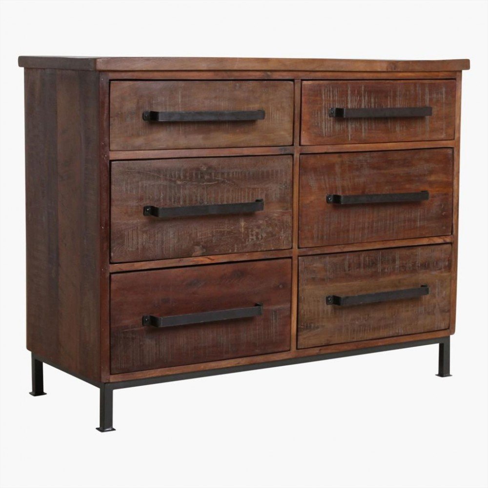 Factory Reclaimed Wood Chest Of Drawers Smithers Reclaimed Wood Furniture £1,350.00 Entrance Hall FSC Recycled Wood product_f...