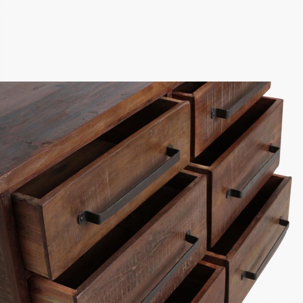 Factory Reclaimed Wood Chest Of Drawers Smithers Reclaimed Wood Furniture £1,350.00 Entrance Hall FSC Recycled Wood product_f...