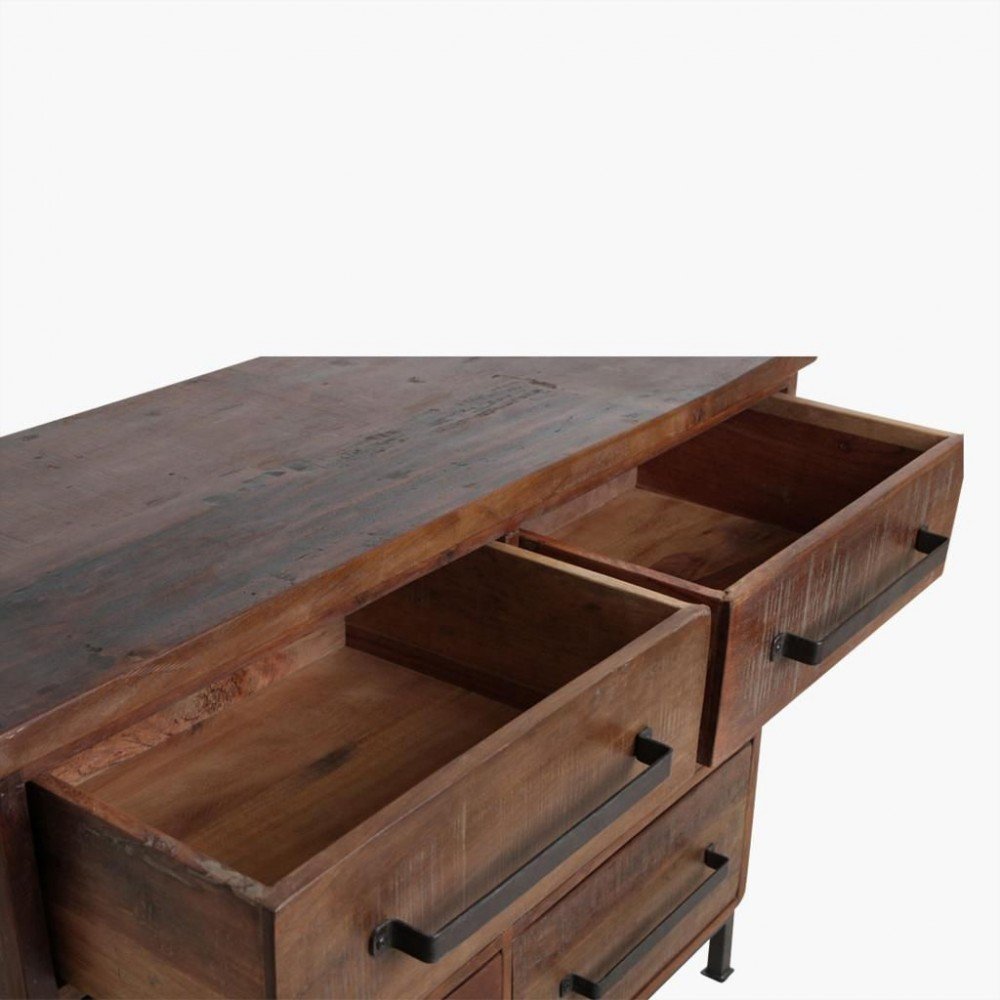 Factory Reclaimed Wood Chest Of Drawers Smithers Reclaimed Wood Furniture £1,350.00 Entrance Hall FSC Recycled Wood product_f...