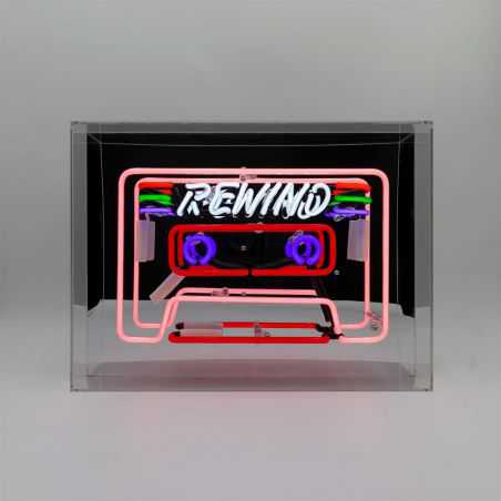 REWIND Tape Cassette Neon Light Lighting  £164.00 Store UK, US, EU, AE,BE,CA,DK,FR,DE,IE,IT,MT,NL,NO,ES,SEREWIND Tape Cassett...