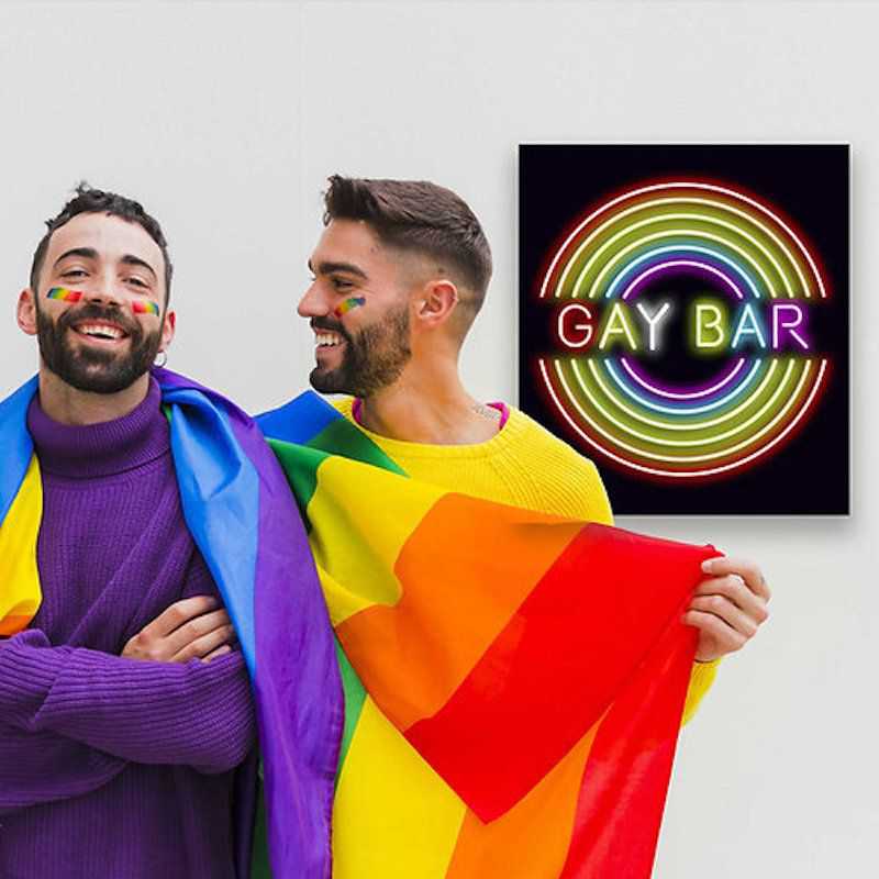 Gay Bar Neon Sign Neon Signs  £229.00 Store UK, US, EU, AE,BE,CA,DK,FR,DE,IE,IT,MT,NL,NO,ES,SE