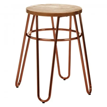 Hairpin Rose Gold Bar Stools Smithers Furniture &pound;162.83 Elm Steel product_features
