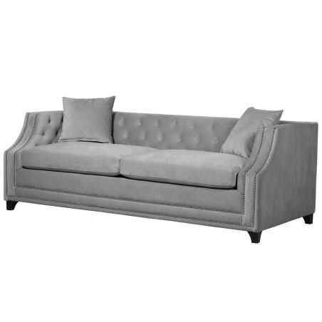 Luna Grey Velvet Sofa Bed Designer Furniture Smithers of Stamford £2,999.00 Store UK, US, EU, AE,BE,CA,DK,FR,DE,IE,IT,MT,NL,N...