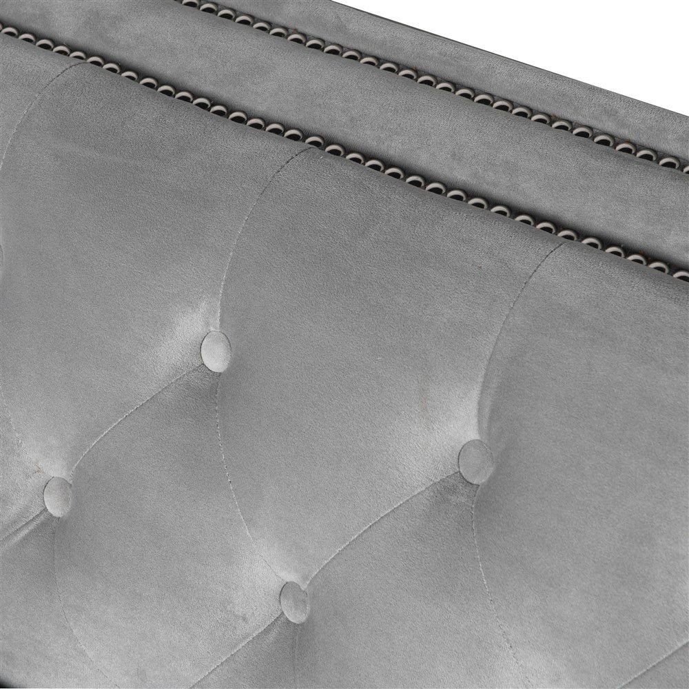 Luna Grey Velvet Sofa Bed Designer Furniture £2,749.00