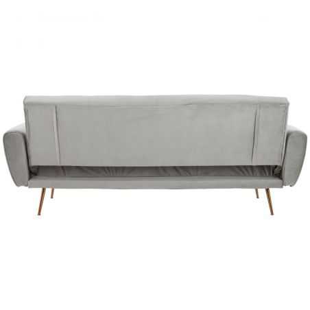 Hatton Grey Velvet Sofa Bed Designer Furniture Smithers of Stamford £637.00 Store UK, US, EU, AE,BE,CA,DK,FR,DE,IE,IT,MT,NL,N...