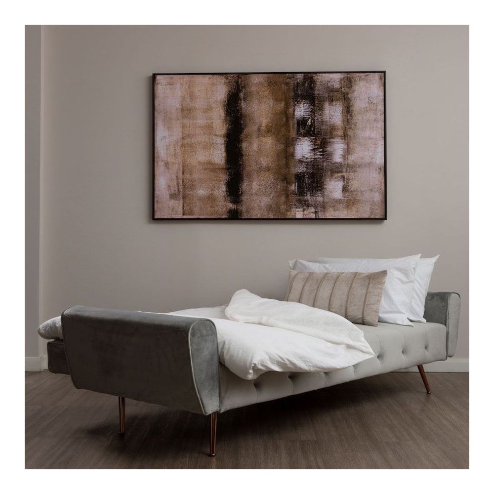 Hatton Grey Velvet Sofa Bed Smithers Designer Furniture £584.00 Dining Room Eucalyptus product_features