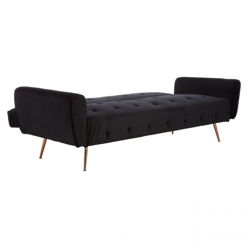 Sofa Bed Black Velvet Smithers Of Stamford • UK, US & Canada