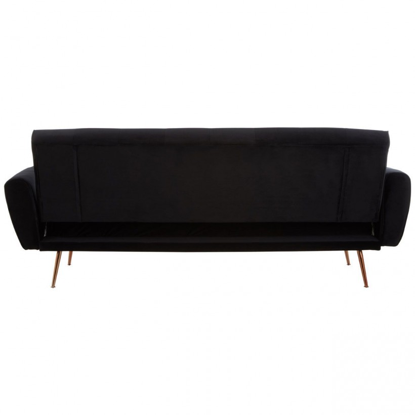 Sofa Bed Black Velvet Smithers Of Stamford • UK, US & Canada