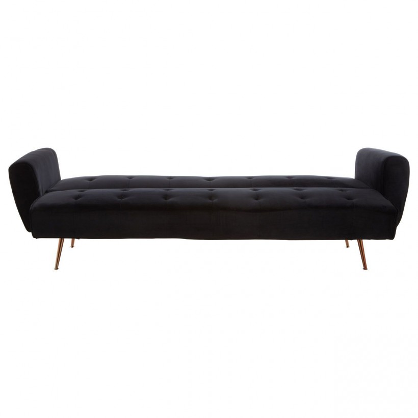 Sofa Bed Black Velvet Smithers Of Stamford • UK, US & Canada