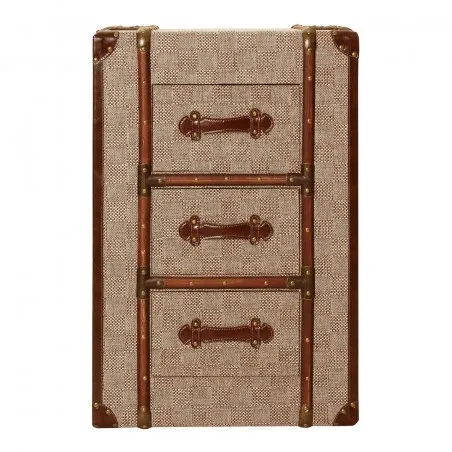 Steamer Brown Trunk 3 Drawers Smithers Designer Furniture £264.00 Bedroom MDF product_features