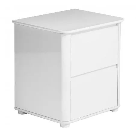 Milky Way White Gloss Bedside Table Cabinet Smithers Bedroom &pound;300.00 Bedroom MDF product_features