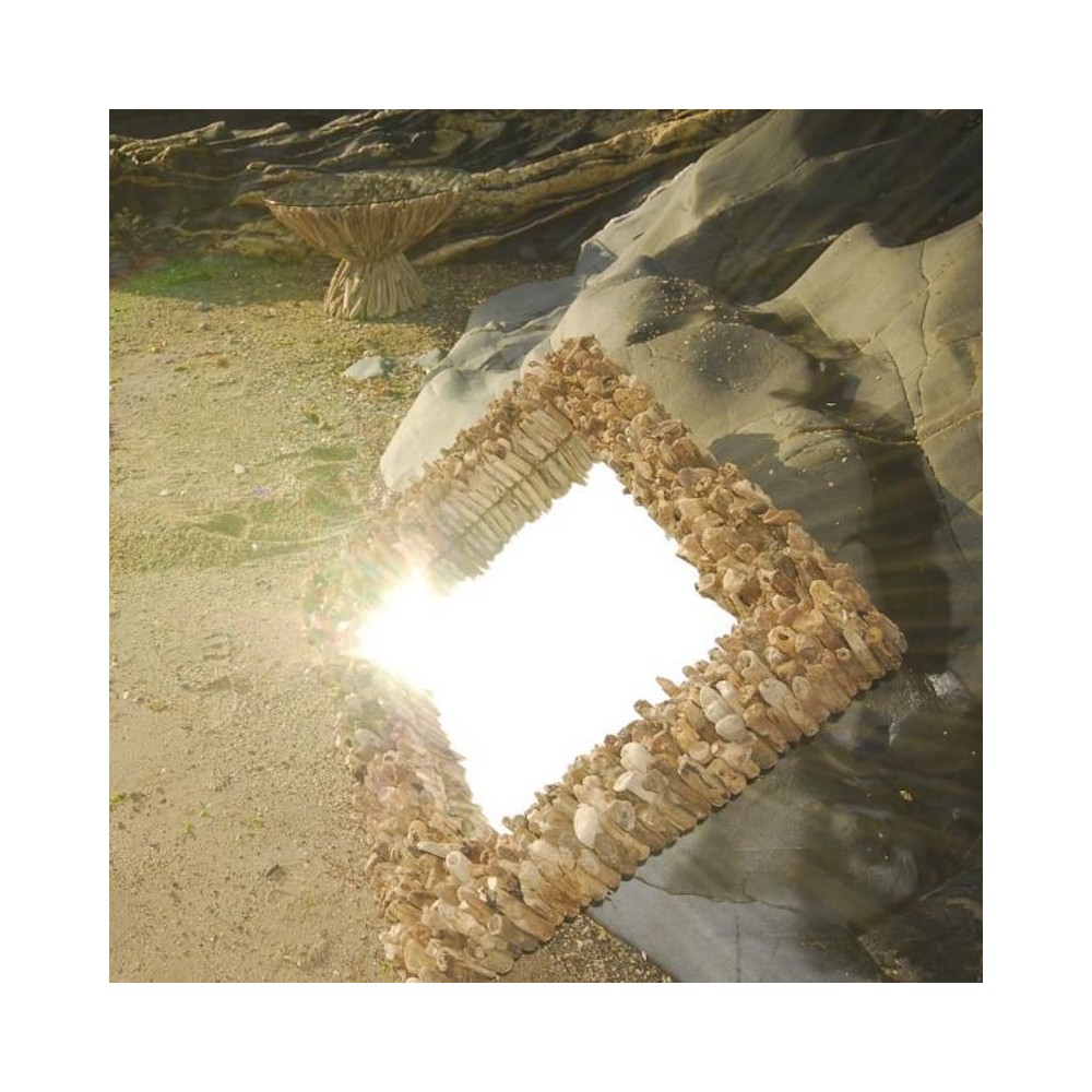 Luxury Driftwood Mirror | Rustic Coastal Decor | Smithers UK Smithers Garden £300.00 Bathroom Reclaimed Wood product_features