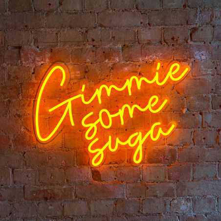 Gimme Some Suga' Neon Sign Neon Signs  £249.00 Store UK, US, EU, AE,BE,CA,DK,FR,DE,IE,IT,MT,NL,NO,ES,SE