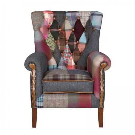 Patchwork Armchair Sofas and Armchairs Smithers of Stamford £990.00 Store UK, US, EU, AE,BE,CA,DK,FR,DE,IE,IT,MT,NL,NO,ES,SE