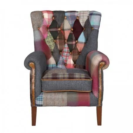 Patchwork Armchair Smithers Sofas and Armchairs &pound;1,000.00 Living Room product_features