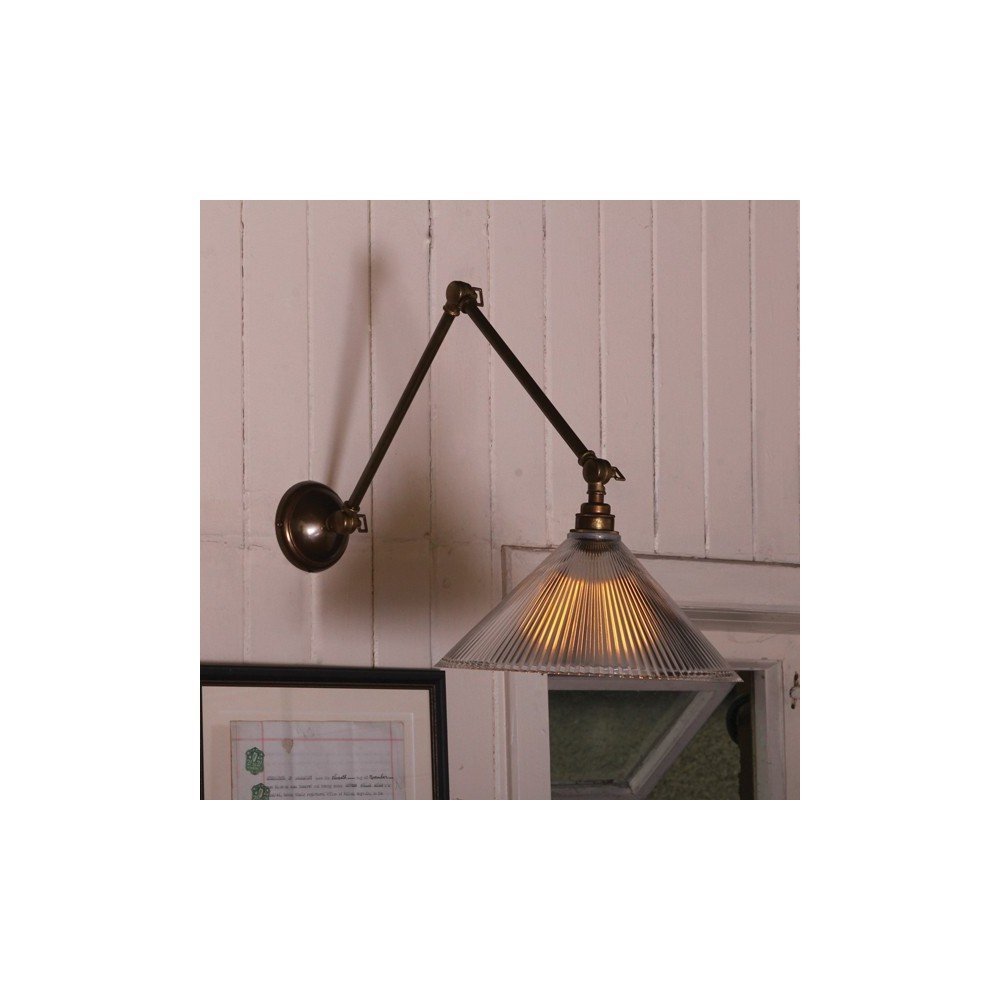 Industrial Poster Lamp Smithers Lighting £197.00 All Rooms Spun Brass product_features