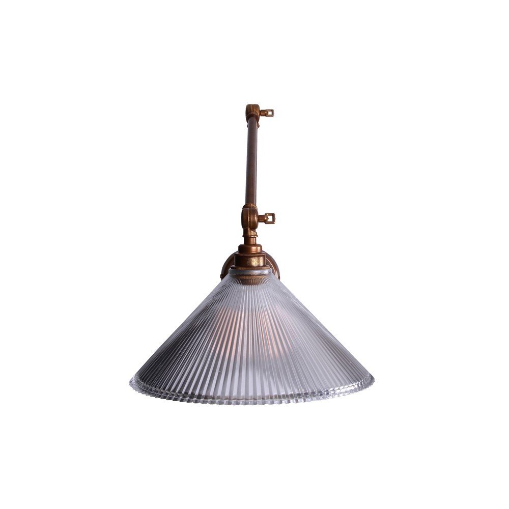 Industrial Poster Lamp Smithers Lighting £197.00 All Rooms Spun Brass product_features