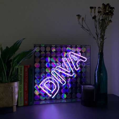 Diva Neon Sign Neon Lighting Smithers of Stamford £144.00 Store UK, US, EU, AE,BE,CA,DK,FR,DE,IE,IT,MT,NL,NO,ES,SEDiva Neon S...