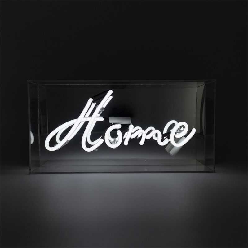 White Home Neon Light Neon Signs Smithers of Stamford £129.00 Store UK, US, EU, AE,BE,CA,DK,FR,DE,IE,IT,MT,NL,NO,ES,SEWhite H...