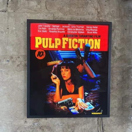 Pulp Fiction Neon Art Framed Poster  Your Custom Neon Sign & Neon Signs | Handmade in London by Smithers £300.00      product...