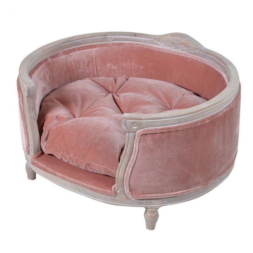 Luxury Pink Dog Bed • UK, US & Canada