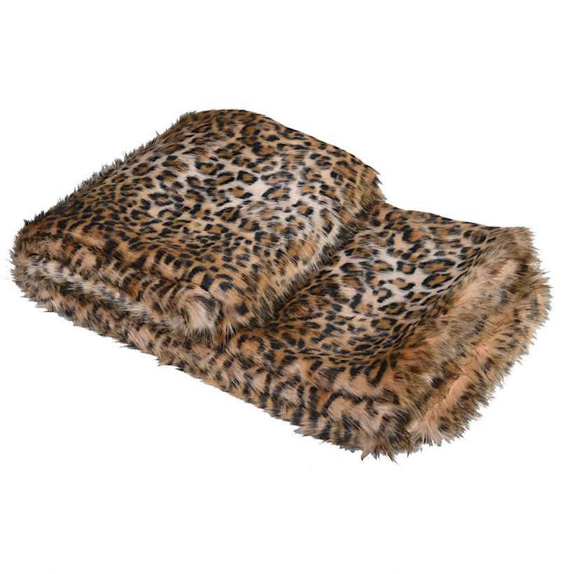 Leopard Print Throw - Smithers of Stamford - UK