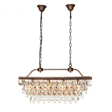 Crystal Droplets Chandelier Smithers Lighting &pound;564.00 Steel product_features