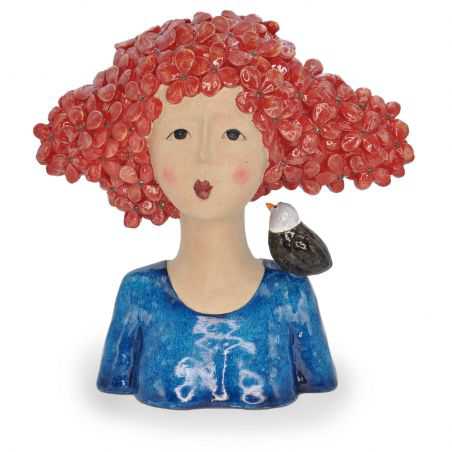 Red Hair Female Bust Retro Gifts  £67.00 Store UK, US, EU, AE,BE,CA,DK,FR,DE,IE,IT,MT,NL,NO,ES,SE
