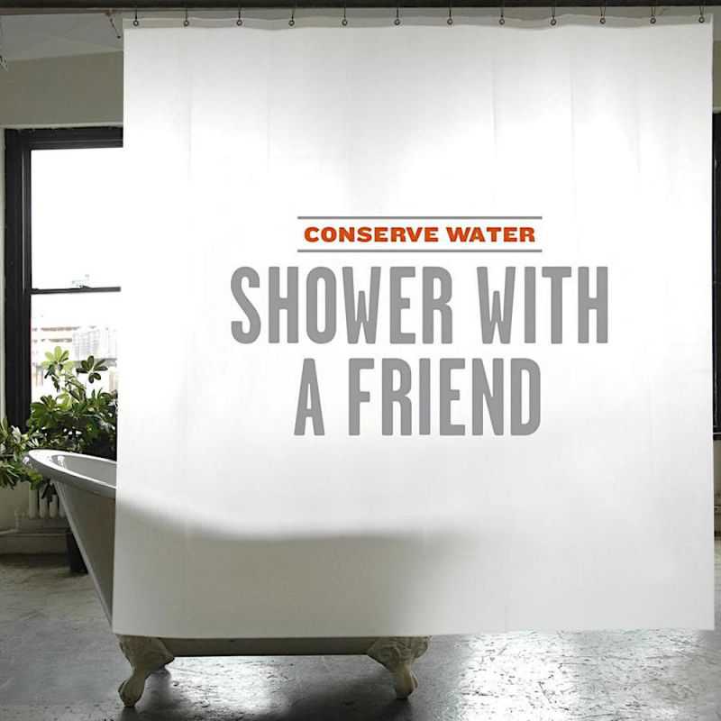 Shower With A Friend Curtain Bathroom  £38.00 Store UK, US, EU, AE,BE,CA,DK,FR,DE,IE,IT,MT,NL,NO,ES,SE