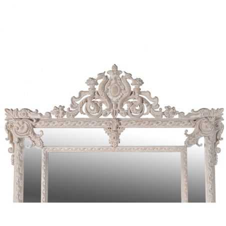 Cream White Classic Ornate Mirror Smithers Archives Smithers of Stamford £880.00 Store UK, US, EU, AE,BE,CA,DK,FR,DE,IE,IT,MT...