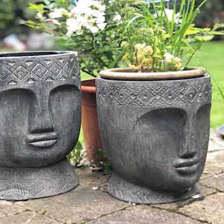 Face Plant Pot X 2 Garden Furniture £150.00 Store UK, US, EU, AE,BE,CA,DK,FR,DE,IE,IT,MT,NL,NO,ES,SEFace Plant Pot X 2 produ...