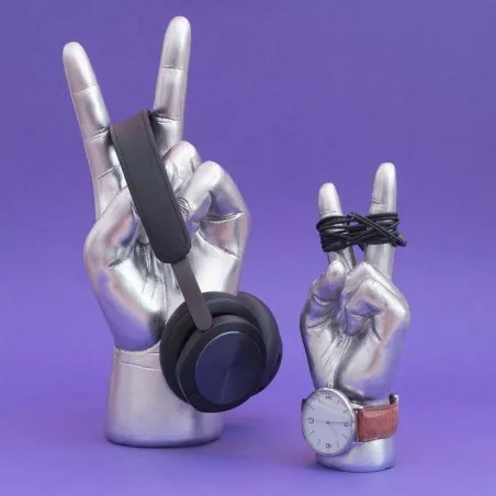 Peace Out Headphone Stand &ndash; Good Gift for a DJ with Style SUCK UK Gifts &pound;15.00 product_features