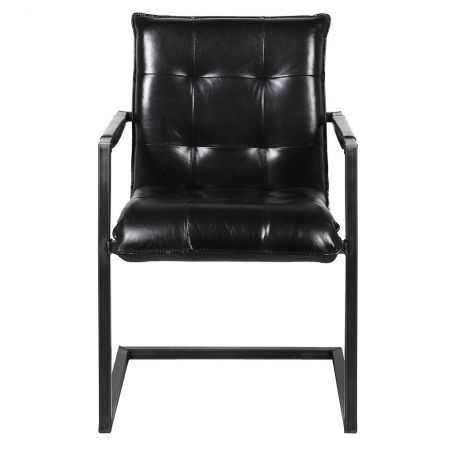 Black Leather Dining Chairs Industrial Furniture Smithers of Stamford £450.00 Store UK, US, EU, AE,BE,CA,DK,FR,DE,IE,IT,MT,NL...
