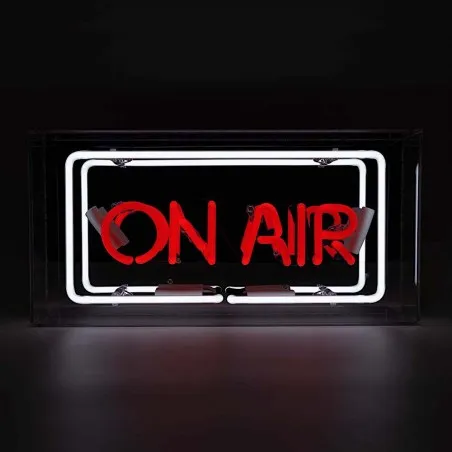 Vintage-Inspired On Air Neon Sign &ndash; Retro Light for Podcast Studio, DJ Booth Smithers Gifts &pound;139.00 product_features